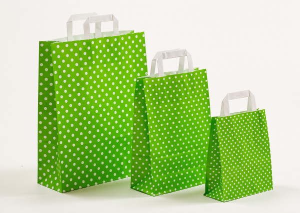 Paper carrier bag funny dots