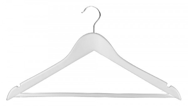 Form hanger / Clothes hanger with non-slip bridge