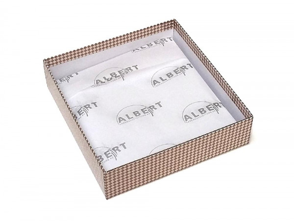 High-quality tissue paper with company imprint