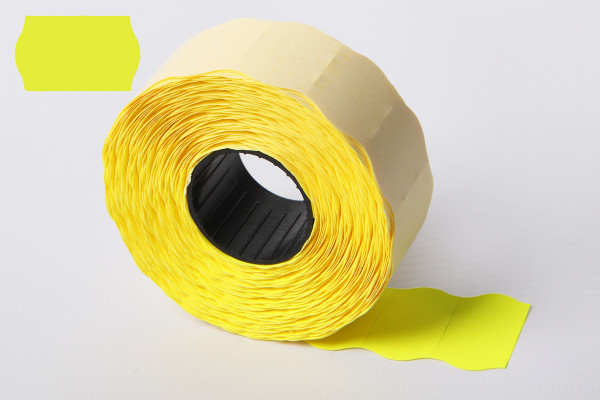Marking labels for Jolly - bright yellow