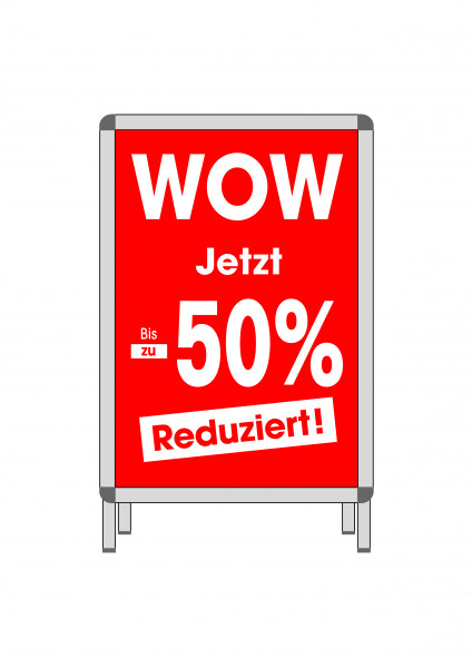 Frame poster "WOW" up to -50% reduced